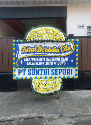 Papan Bunga Duka di Bargottopong